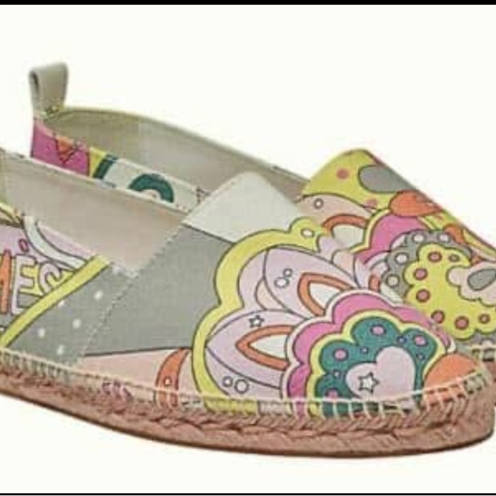 Hermes Multicolor Espadrilles size 39- New! Never used